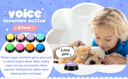 Pet Training Voice Button Set