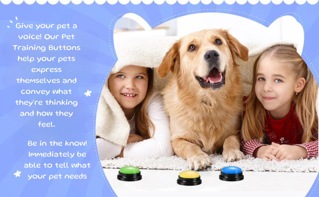 Pet Training Voice Button Set