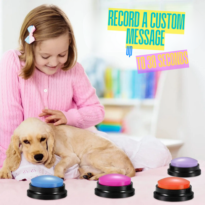 Pet Training Voice Button Set