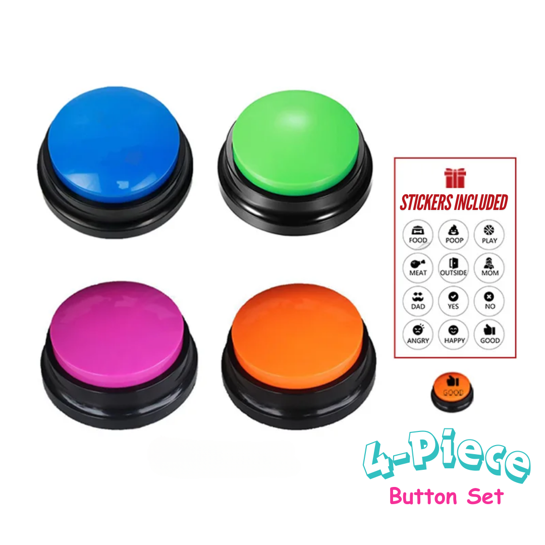 Pet Training Voice Button Set