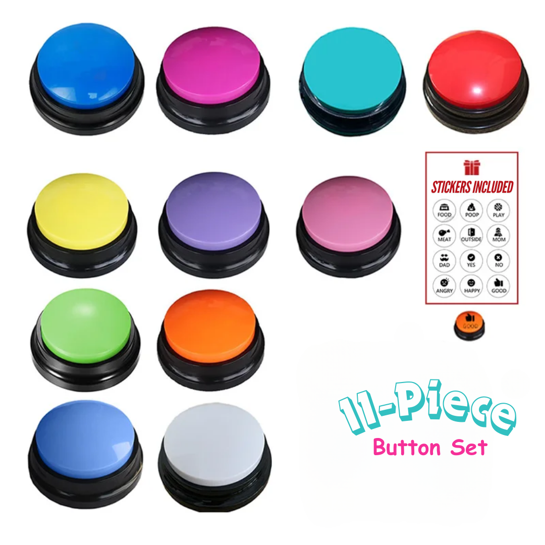 Pet Training Voice Button Set