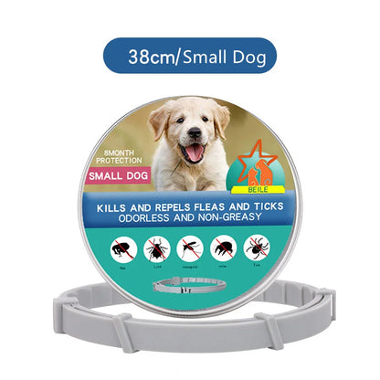 Anti-flea and tick pet collar for cats and dogs, effective for both your cat and dog.