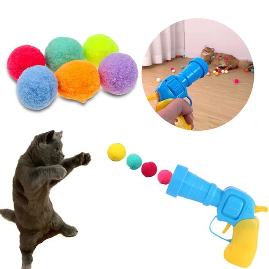 Cat Plush Ball Launcher