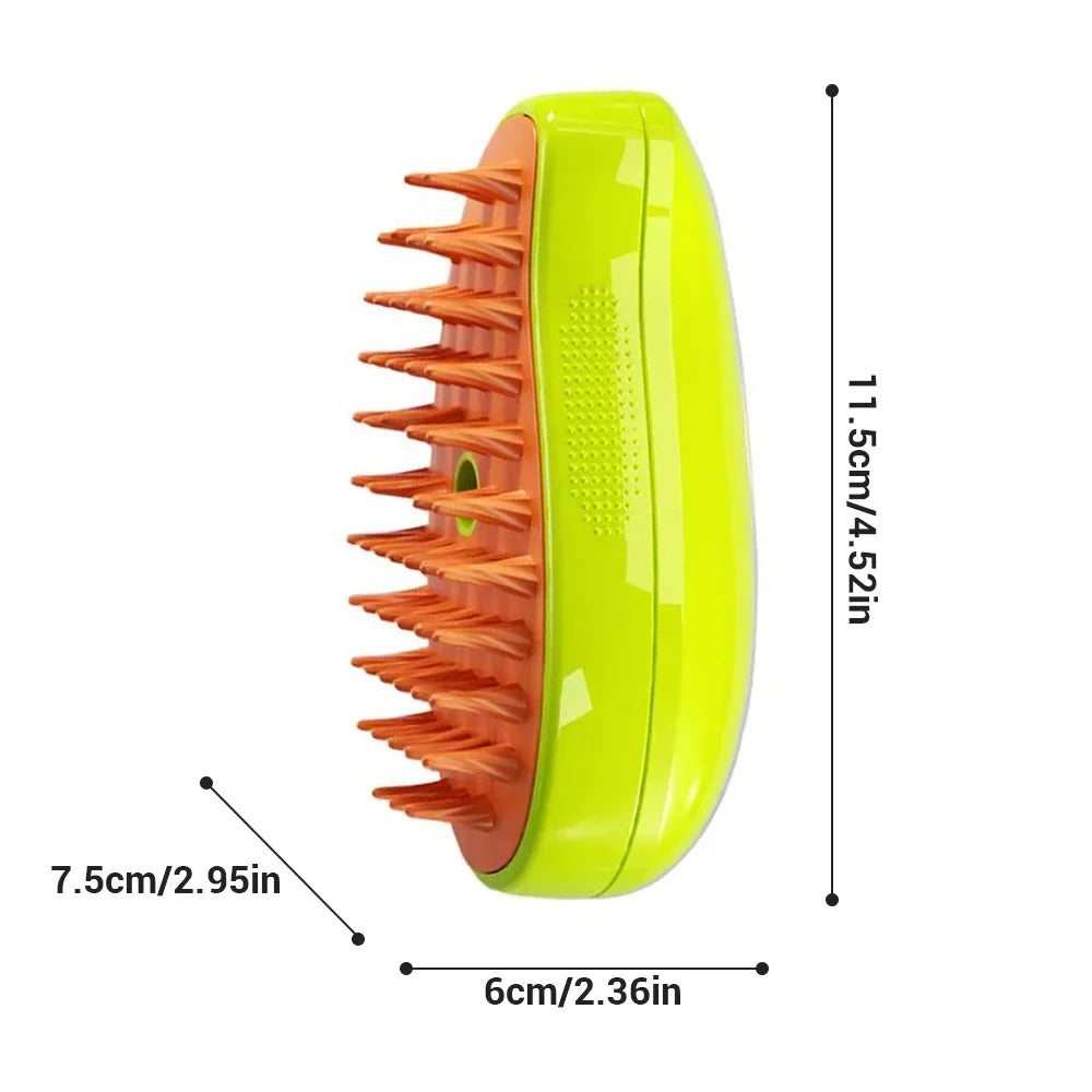 Pet Grooming Steam Brush