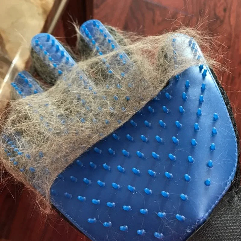 Gentle Pet Grooming Gloves