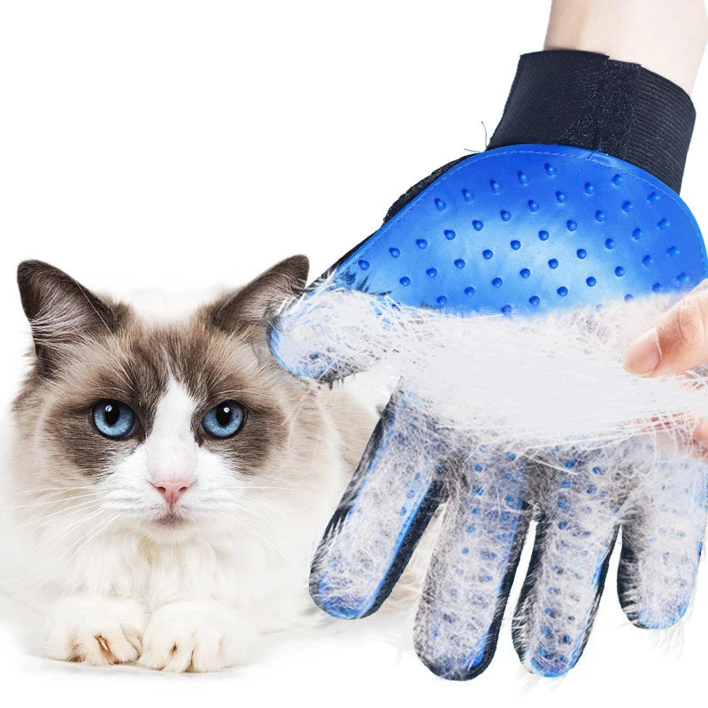 Gentle Pet Grooming Gloves