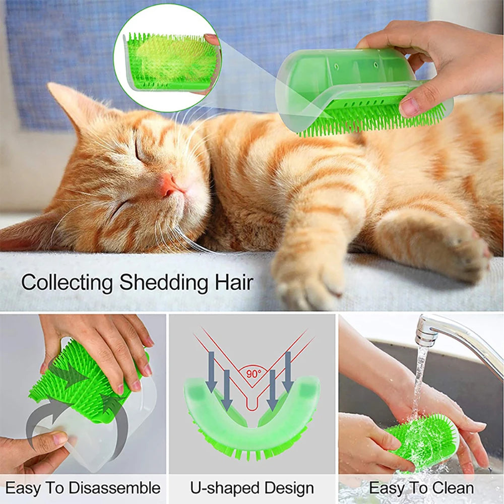 Deluxe Cat Self-Massage Brush