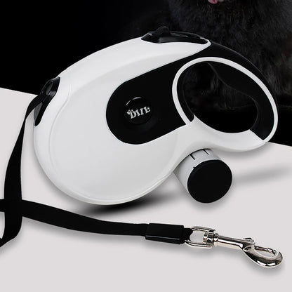 Retractable Pet Leash with Poop Bag Dispenser