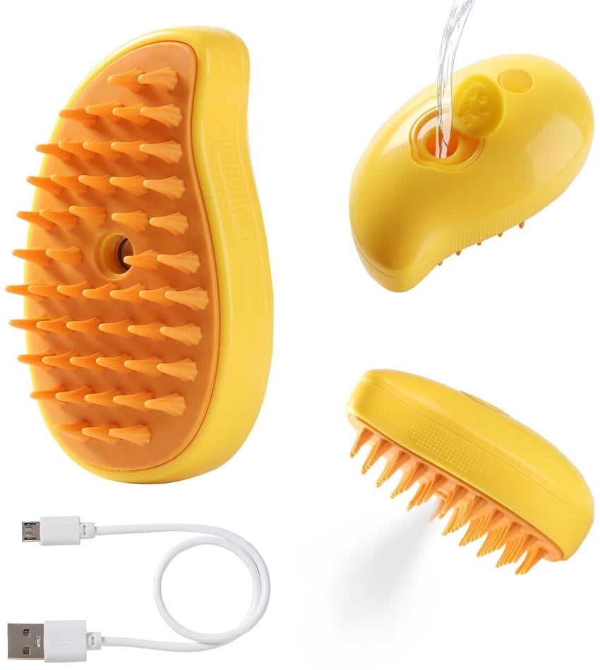 Pet Grooming Steam Brush